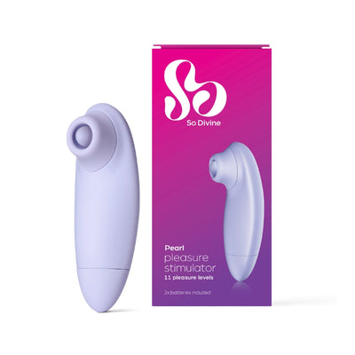 So Divine Pearl Clitoral Beaded Pleasure stimulator purple - OSAS