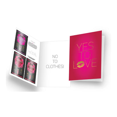 Naughty Notes Greeting Card Yes To Love