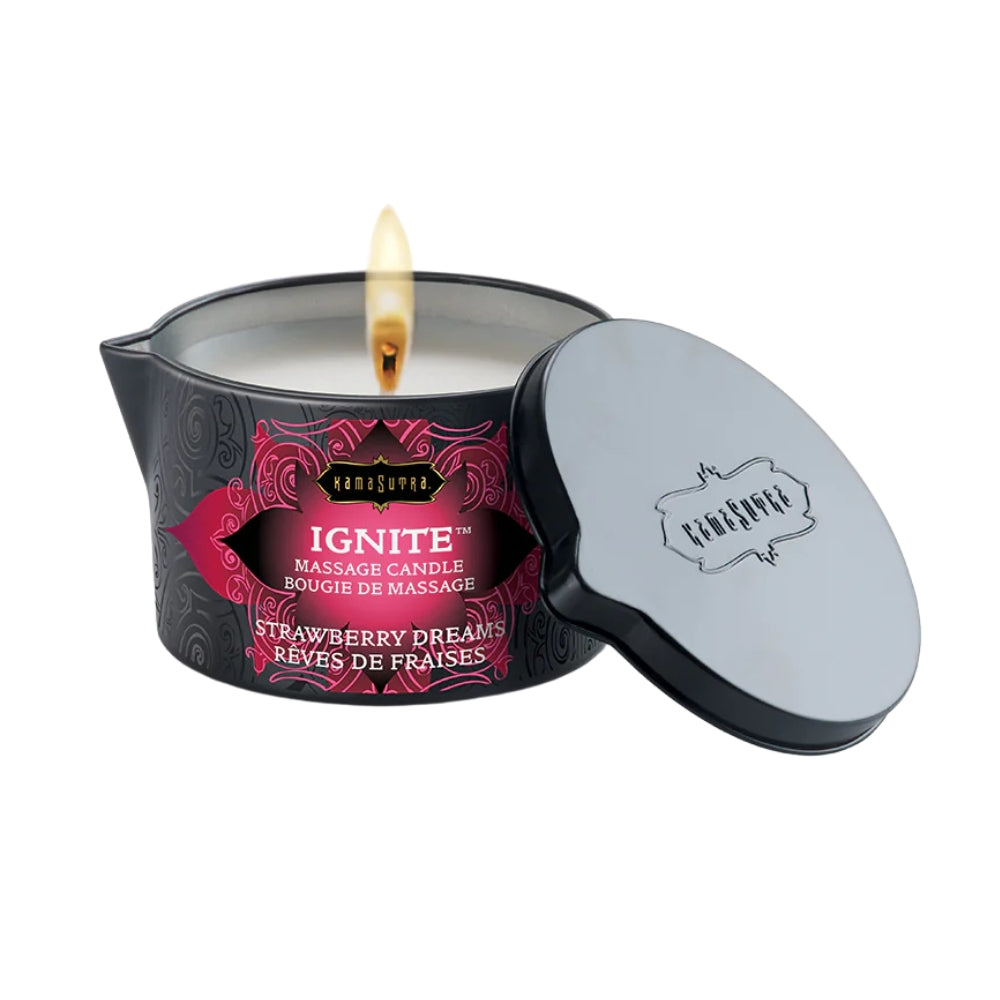 Ignite Massage Candle Strawberry Dreams 170g - OSAS