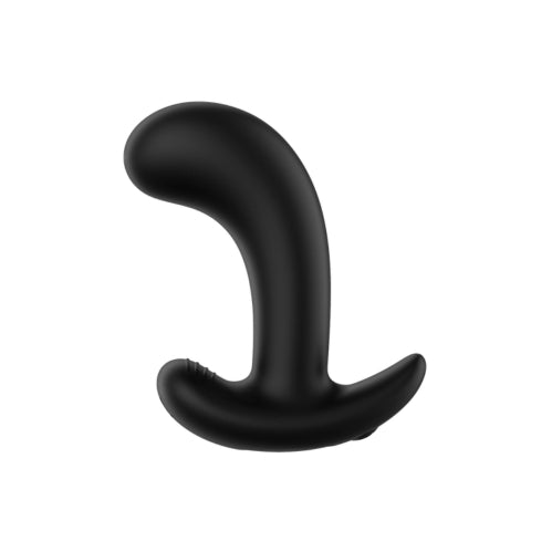 Curved Vibrating Plug Black