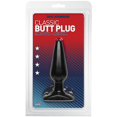 Butt Plug Medium Black - One Stop Adult Shop