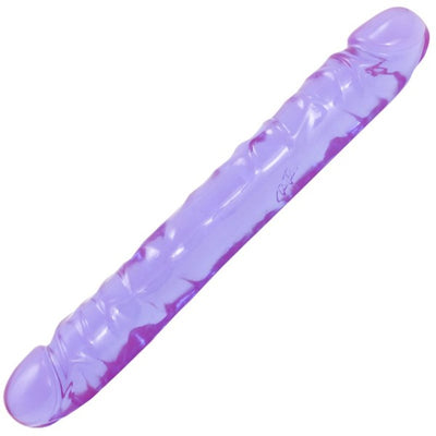 12 in Jr. Double Dong Purple - One Stop Adult Shop