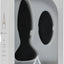 Vibe - Adventurous - Rechargeable Silicone Anal Plug With Remote (Black) - One Stop Adult Shop