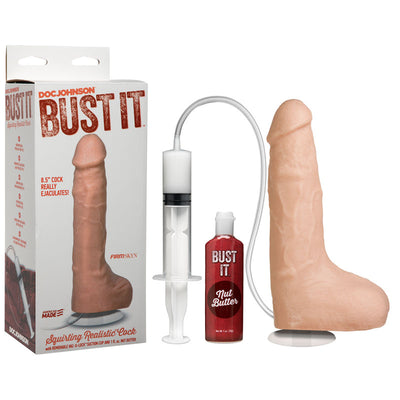 Bust It 8.5'' Squirting Dong - One Stop Adult Shop