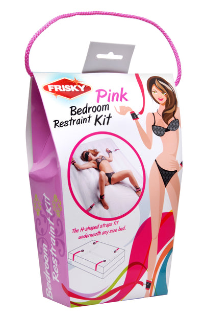 Frisky Bedroom Restraint Kit Pink - One Stop Adult Shop