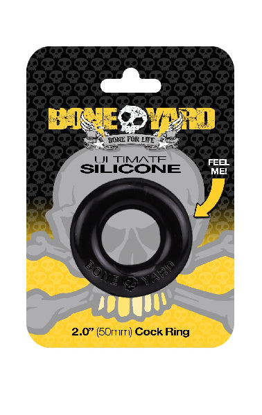 Ultimate Silicone Cock Ring Black - One Stop Adult Shop