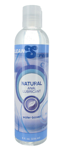 Natural Water Based Anal Lube 8oz/236ml - One Stop Adult Shop