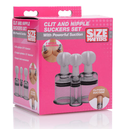 Clit And Nipple Suckers Set - One Stop Adult Shop