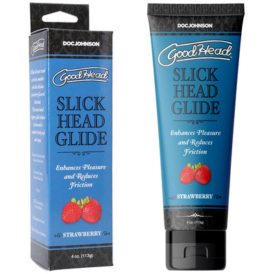 GoodHead Slick Head Glide - Strawberry - One Stop Adult Shop
