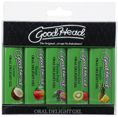 GoodHead Oral Delight Gel - Tropical Fruits - One Stop Adult Shop