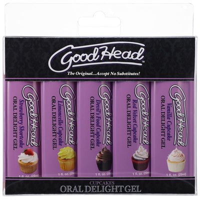 GoodHead Oral Delight Gel - Cupcakes - One Stop Adult Shop
