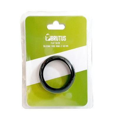 Brutus Flat Slick Cock Ring 40mm - One Stop Adult Shop