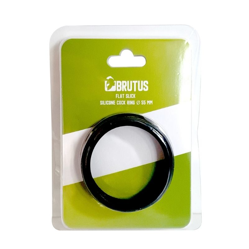 Brutus Flat Slick Cock Ring 55mm - One Stop Adult Shop