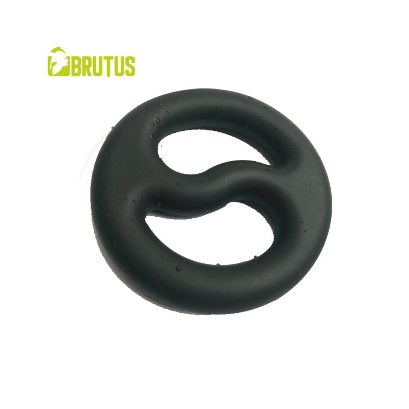 Brutus Yin Yang Silicone Cock and Ball Duo Ring - One Stop Adult Shop