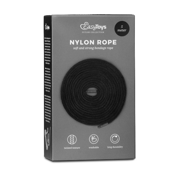 EasyToys Bondage Rope 5m Black - One Stop Adult Shop