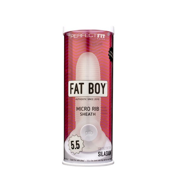 Fat Boy Micro Rib Sheath 5.5in - One Stop Adult Shop