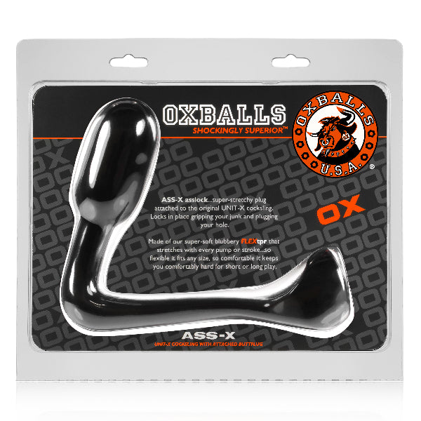 Oxballs - Ass X Asslock Black - One Stop Adult Shop