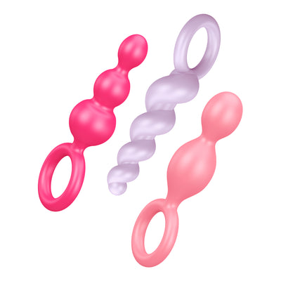 Satisfyer Plugs Booty Call 3 Pc Colour - One Stop Adult Shop