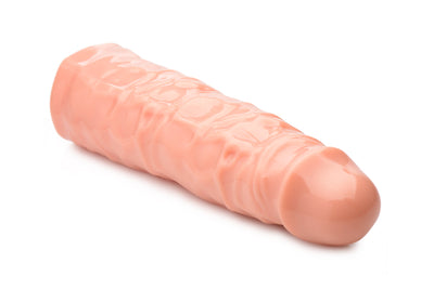 Size Matters - 3" Flesh Penis Enhancer Sleeve Flesh - One Stop Adult Shop