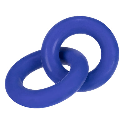 DUO Linked Cock/Ball Rings by Hunkyjunk Cobalt - One Stop Adult Shop