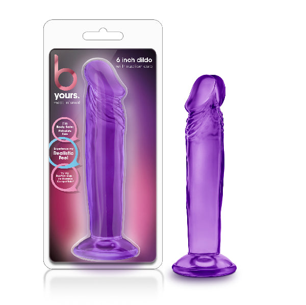 B Yours - Sweet N Small Dildo 6" (Purple) - One Stop Adult Shop