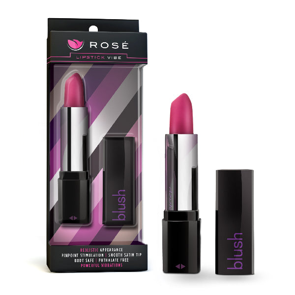 Rose Lipstick Vibe Black - One Stop Adult Shop