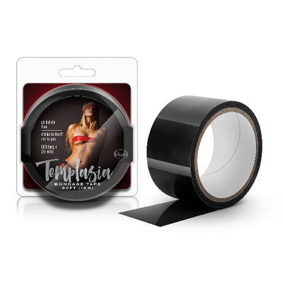 Temptasia Bondage Tape 18m Black - One Stop Adult Shop