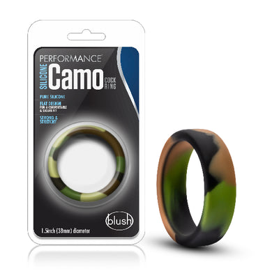 Performance Silicone Camo Cock Ring Green Camoflauge - One Stop Adult Shop