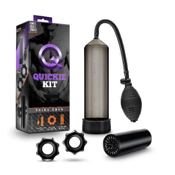 Quickie Kit Thick Cock Black - One Stop Adult Shop