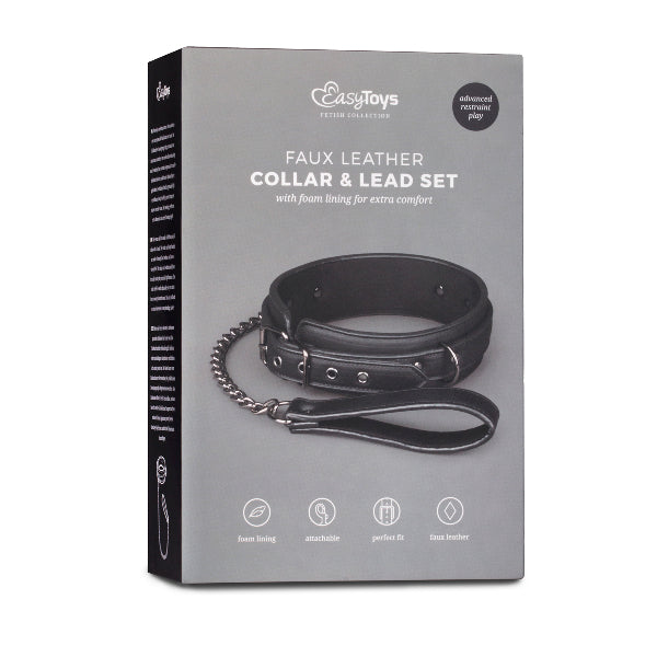 Fetish collar With Leash - One Stop Adult Shop