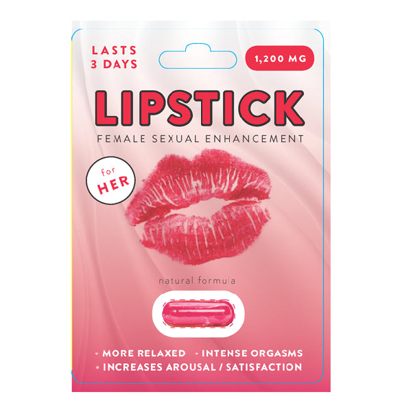 Lipstick Female Libido Single Pill - One Stop Adult Shop