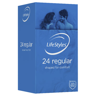 LifeStyles Regular Condoms 24 - One Stop Adult Shop