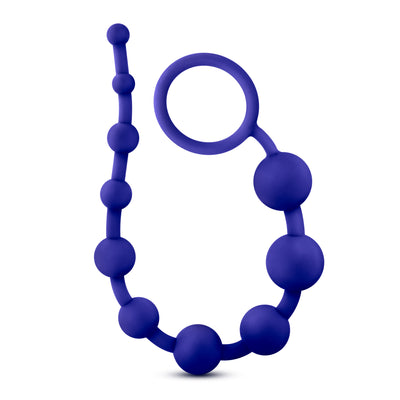 Luxe Silicone 10 Beads Indigo - One Stop Adult Shop