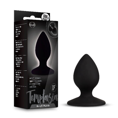 Temptasia Slut Plug Black - One Stop Adult Shop