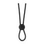 Stay Hard Silicone Loop Cock Ring Black - One Stop Adult Shop