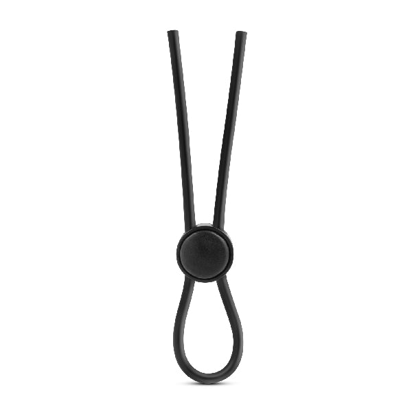 Stay Hard Silicone Loop Cock Ring Black - One Stop Adult Shop