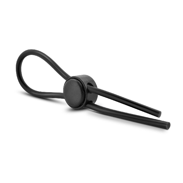Stay Hard Silicone Loop Cock Ring Black - One Stop Adult Shop