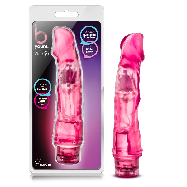 B Yours - Vibe #6 (Pink) - One Stop Adult Shop