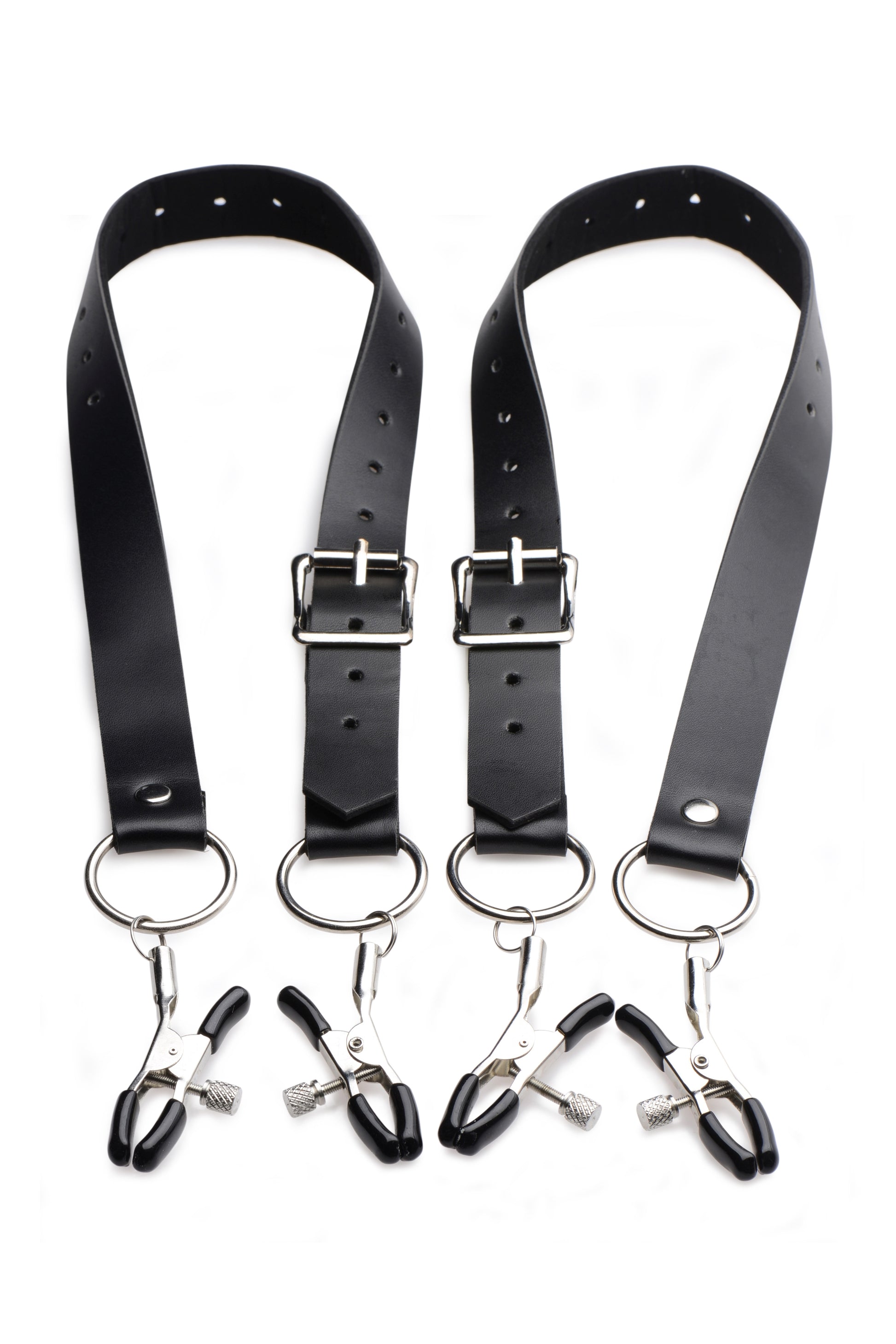 Labia Spreader Straps with Clamps - One Stop Adult Shop