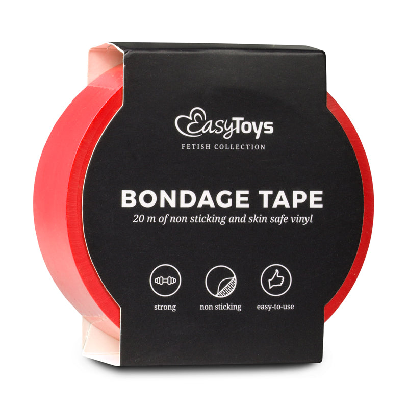 EasyToys - Bondage Tape (Red) - One Stop Adult Shop