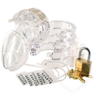 Male Chastity Kit Clear - One Stop Adult Shop