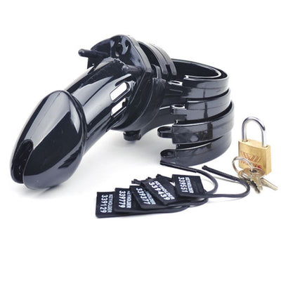 Male Chastity Kit Black - One Stop Adult Shop