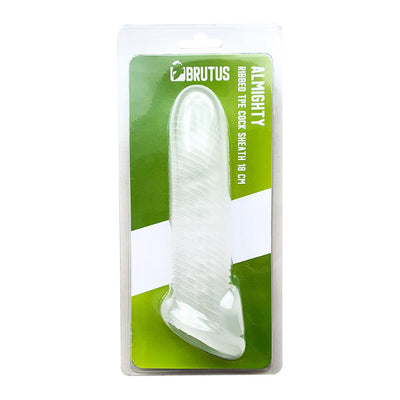 Brutus - Almighty Ribbed Cocksheath 18cm - One Stop Adult Shop