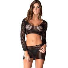 Rene Rofe  - 2 Pc Quarter Crochet Net Set - One Stop Adult Shop