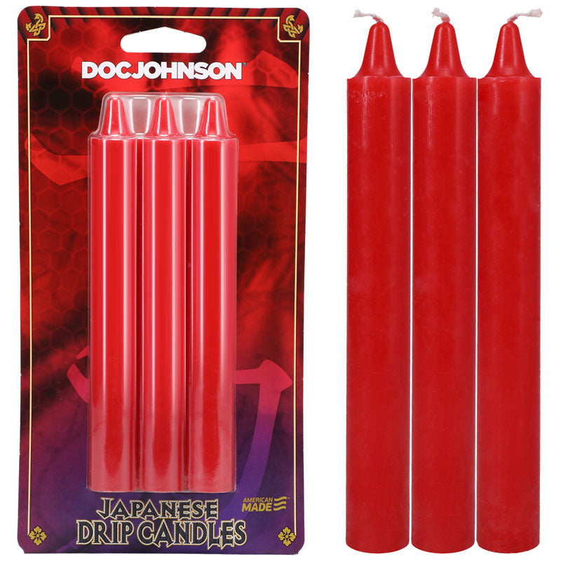 Japanese Drip Candles - Red - One Stop Adult Shop