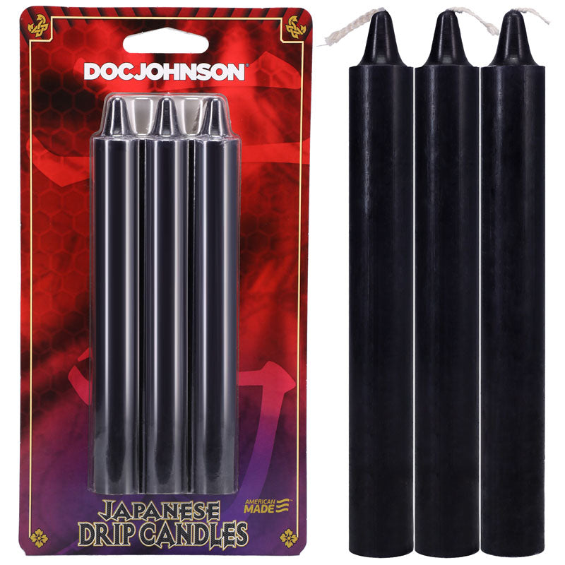 Japanese Drip Candles - Black - One Stop Adult Shop