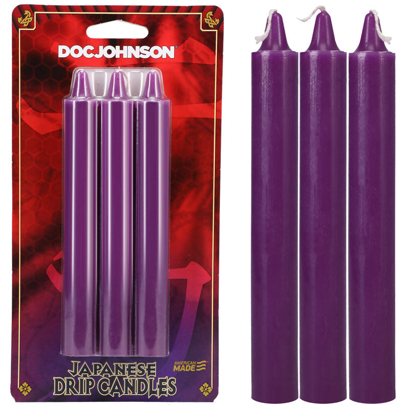 Japanese Drip Candles - Purple - One Stop Adult Shop