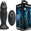 Powerful Vibrating Anal Plug (Black) - One Stop Adult Shop