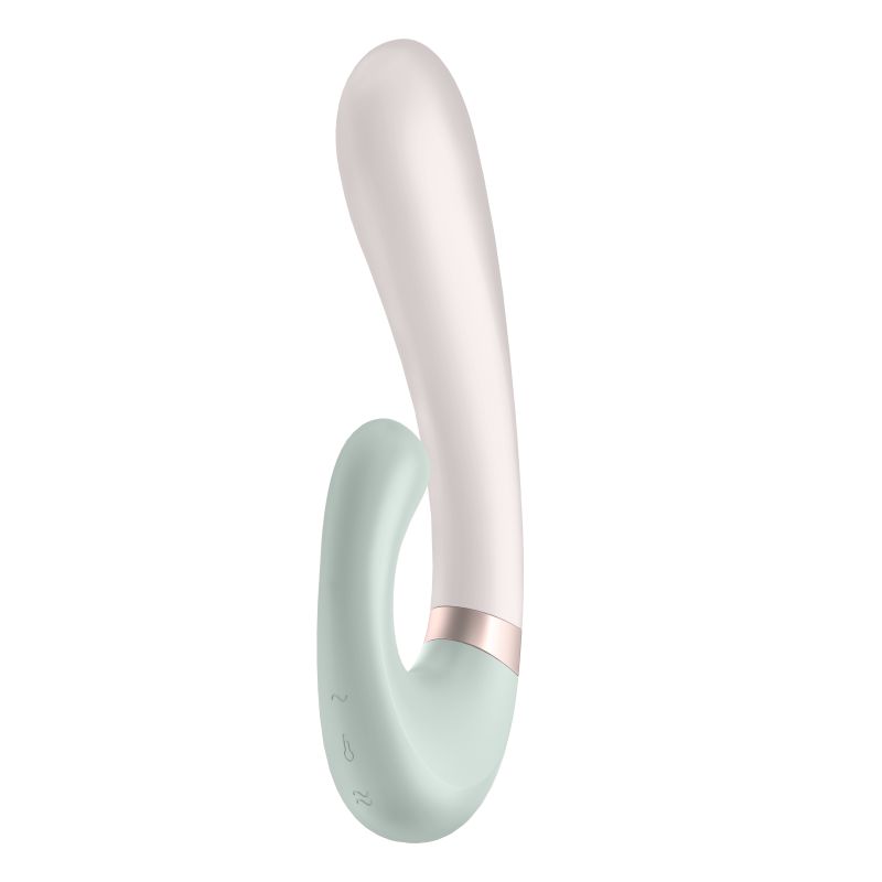 Satisfyer Heat Wave Connect App Warming Rabbit Vibrator Mint - One Stop Adult Shop