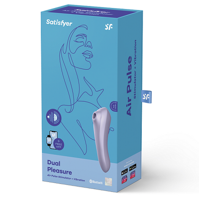 Satisfyer Dual Pleasure Mauve - One Stop Adult Shop